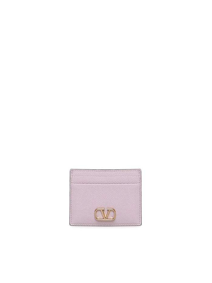 Valentino Garavani Wallets Water Lilac Calfskin