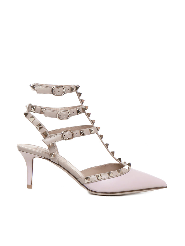 Valentino Garavani With Heel Water Lilac Pelle Di Vitello