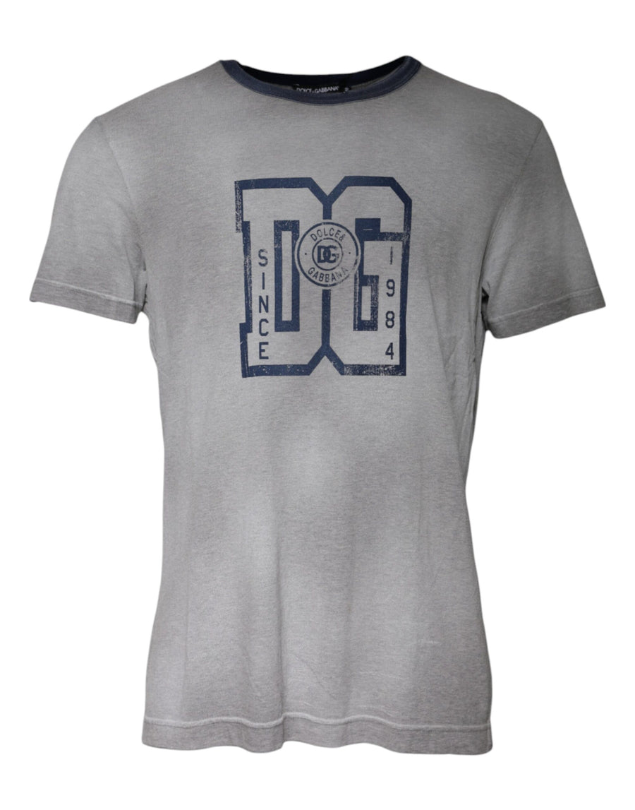 Dolce & Gabbana 100% Cotton t-shirt in gray
