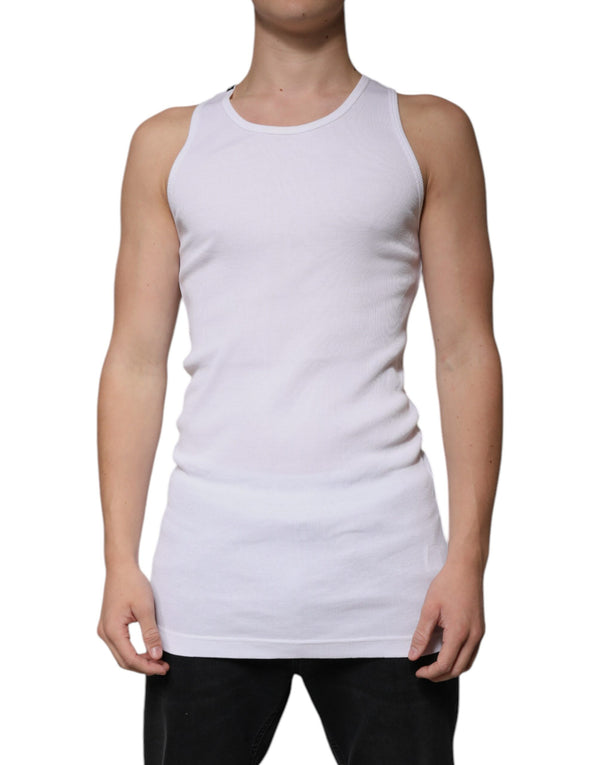 Dolce & Gabbana 100% Cotton tank top in white