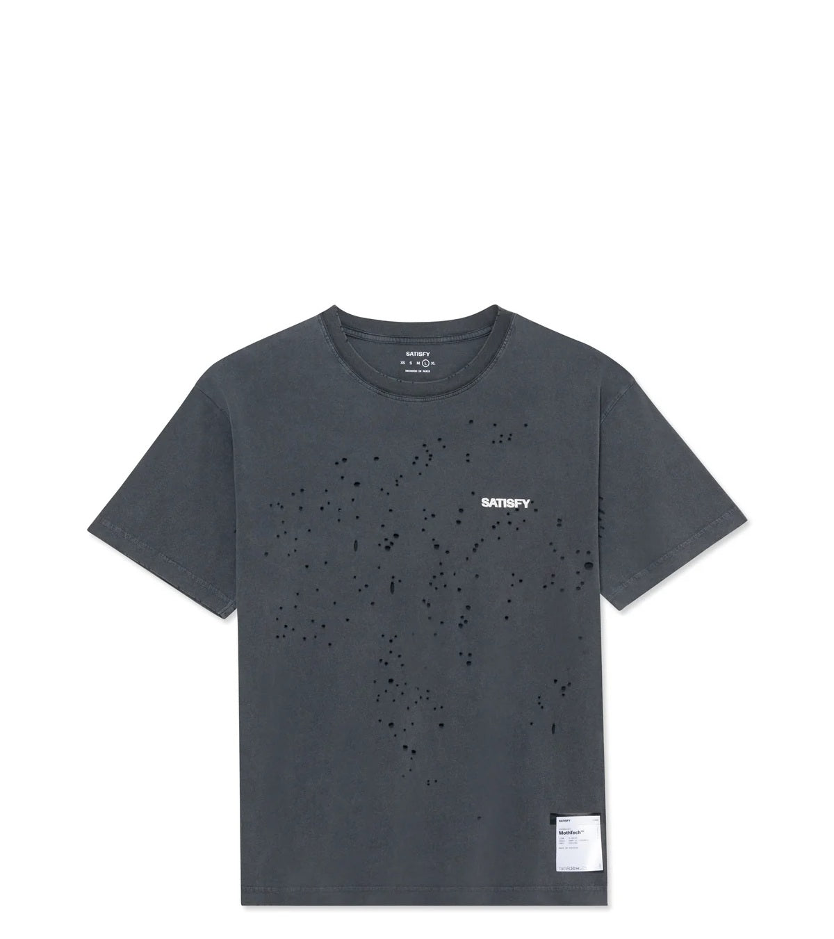 Mothtech T Shirt Black Cotton Tshirt