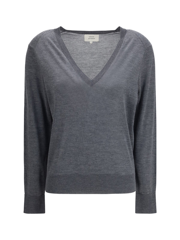 Loulou De Saison 100% Cashmere sweater in gray