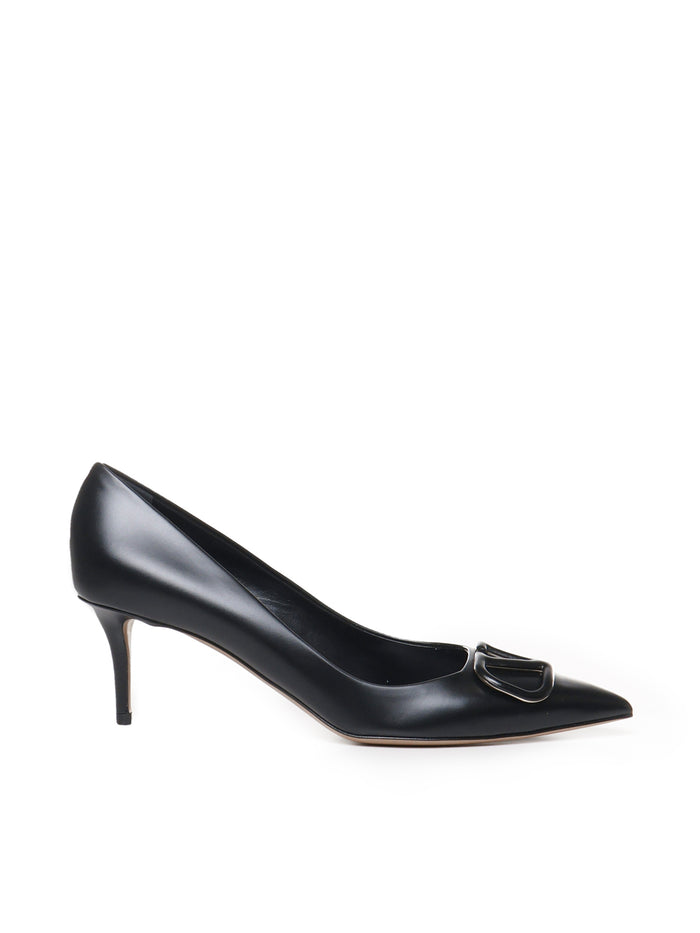 Valentino Garavani With Heel Black Calfskin