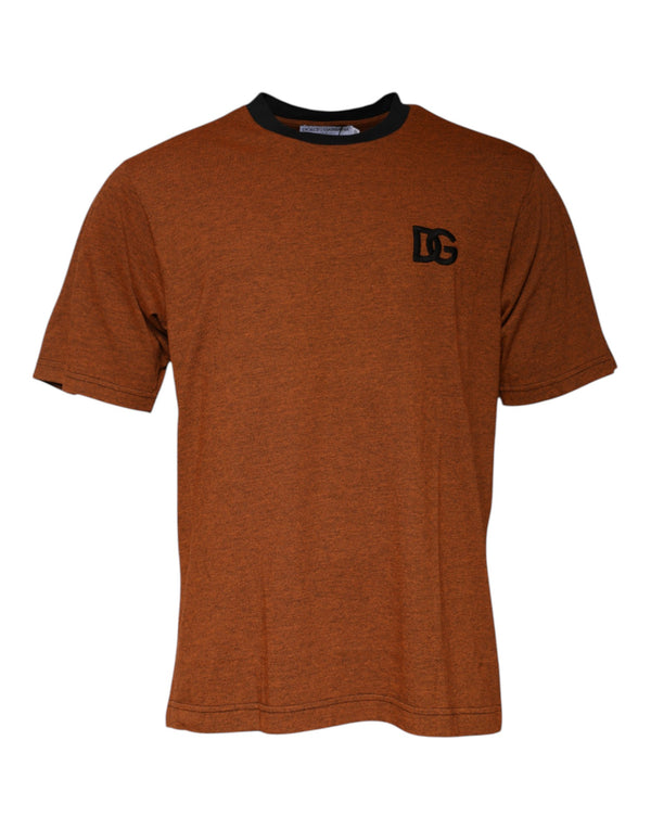 Dolce & Gabbana 57% Polyester 43% Cotton t-shirt in brown