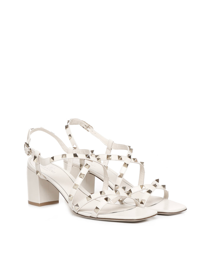 Valentino Garavani Sandals White Calfskin