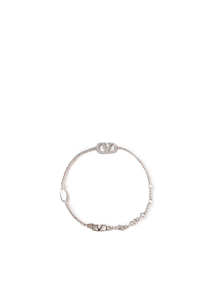 Valentino Garavani Bijoux Palladium, Crystal Sterling Silver