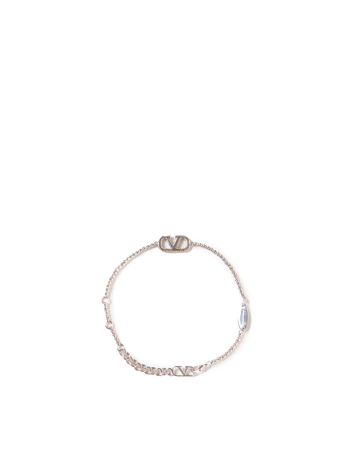 Valentino Garavani Bijoux Palladium, Crystal Sterling Silver