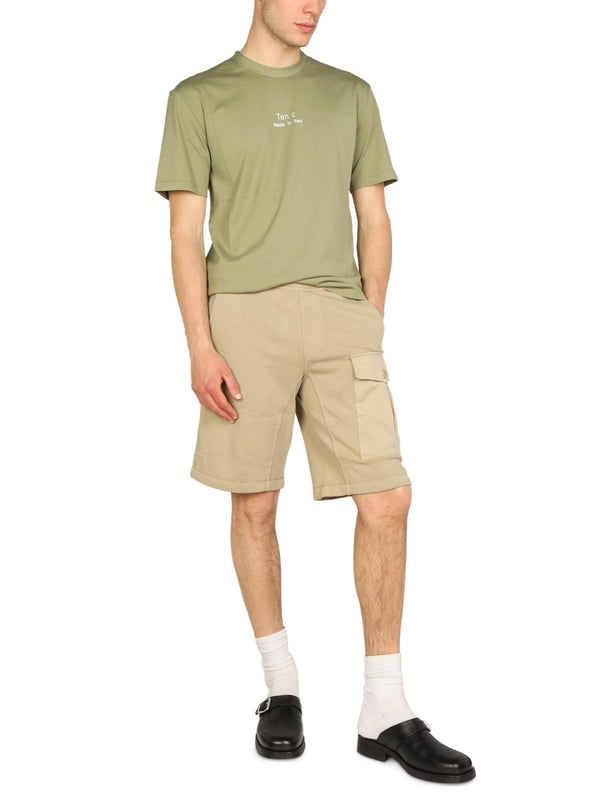 Bermuda Sweatshirt Beige Short