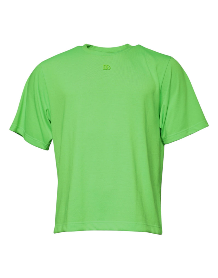 Dolce & Gabbana 100% Polyester t-shirt in green