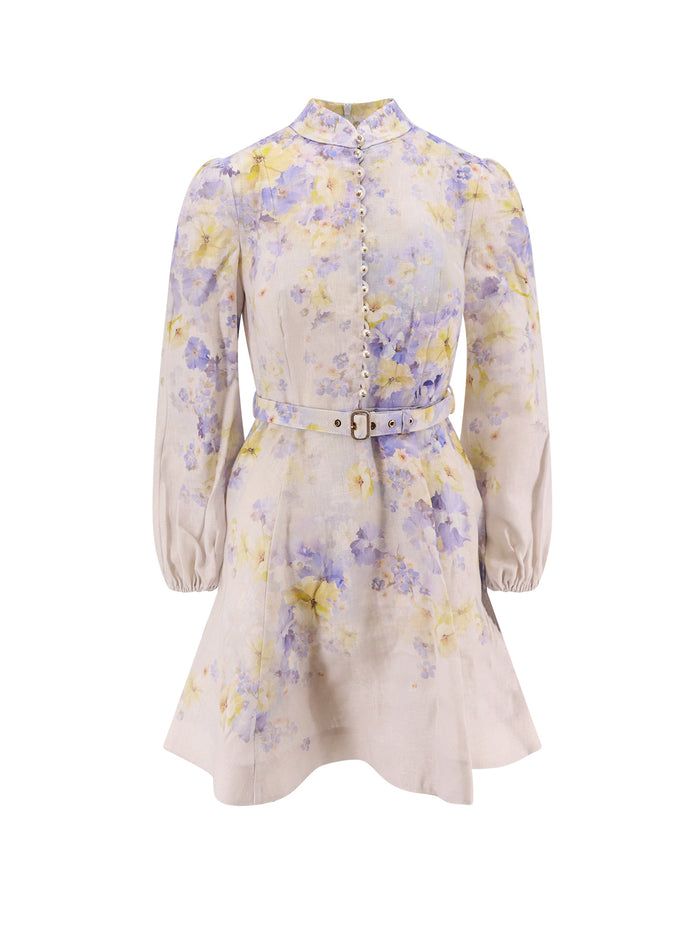 Zimmermann Dresses Purple Lino