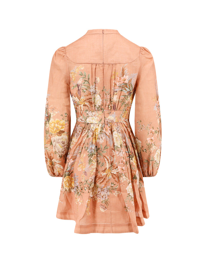 Zimmermann Dresses Pink Lino
