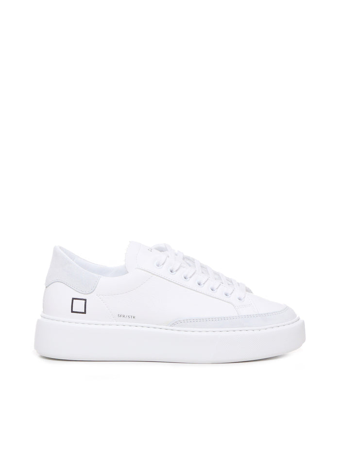 D.a.t.e. Sneakers White, Grey Leather