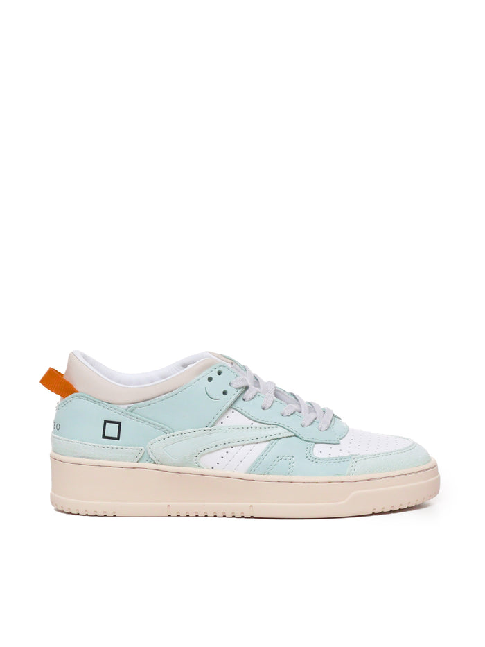 D.a.t.e. Sneakers White-light Blue Leather