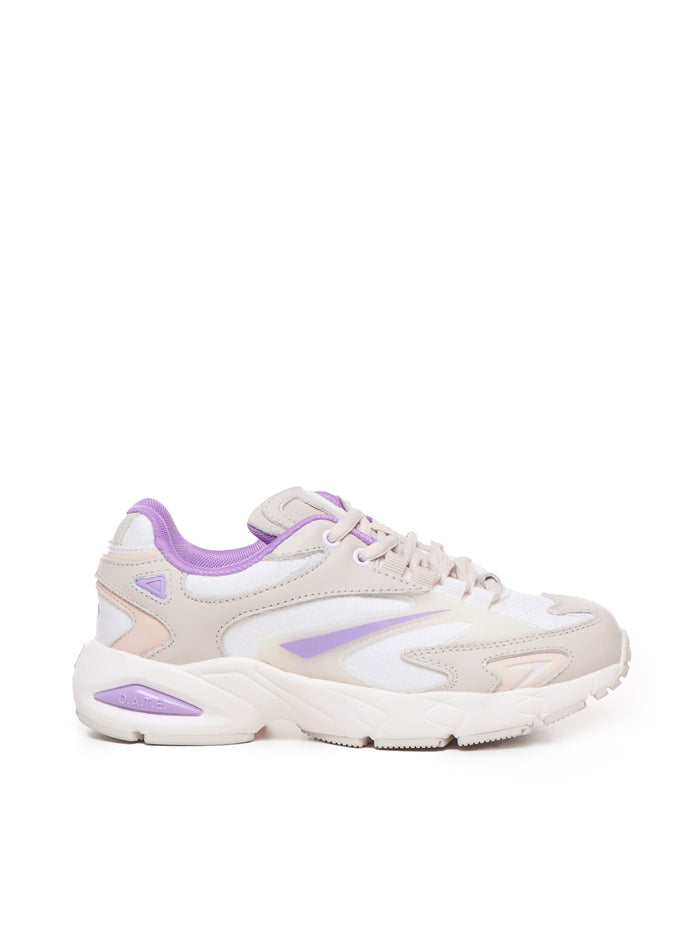 D.a.t.e. Sneakers White-lilac Fabric