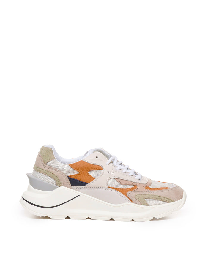 D.a.t.e. Sneakers White Fabric