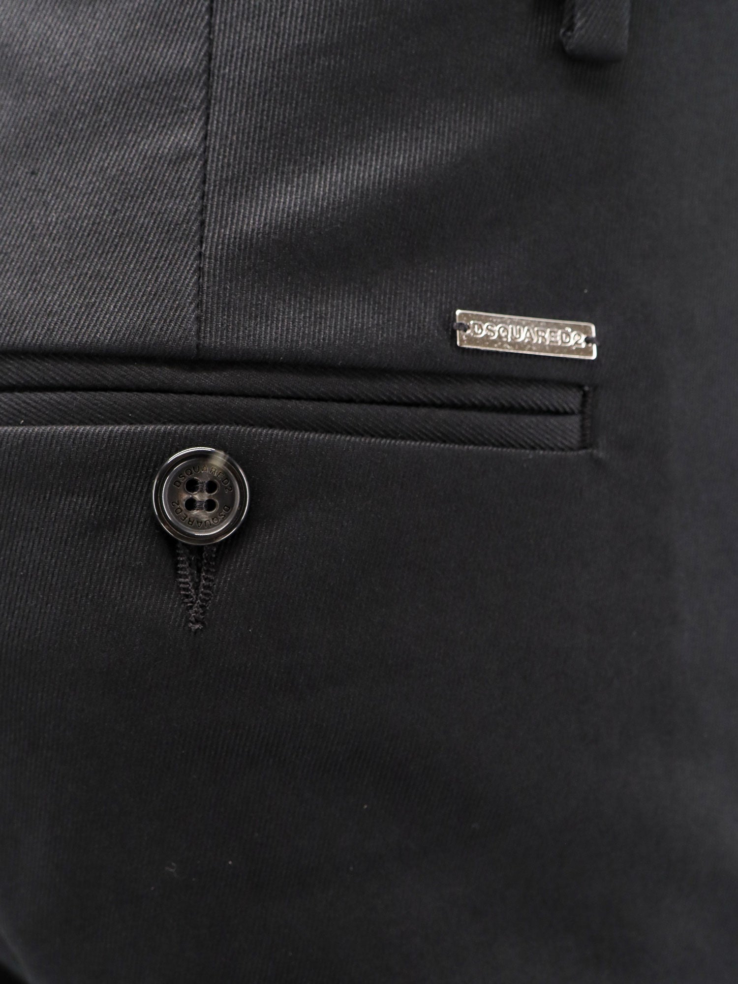 Dsquared2 Rtw Black Cotone Elastan