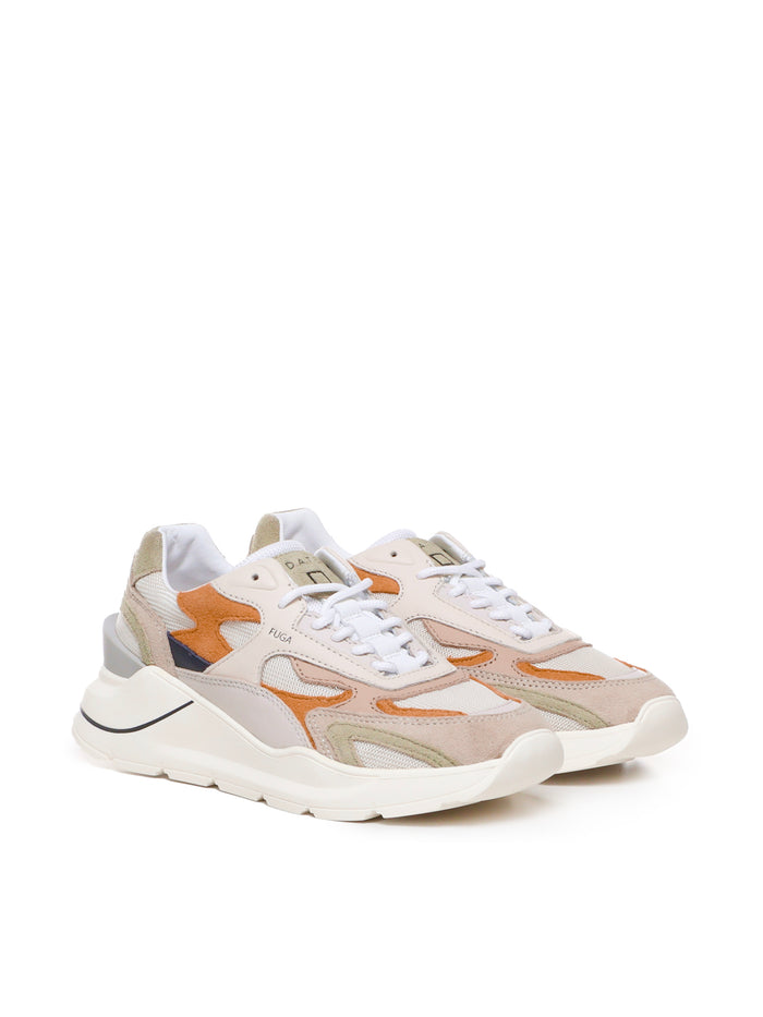 D.a.t.e. Sneakers White Fabric