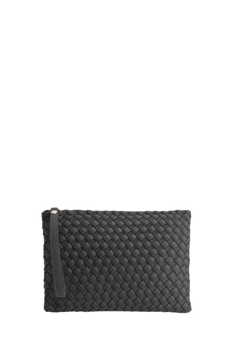Clutch Grey Polyester Bag