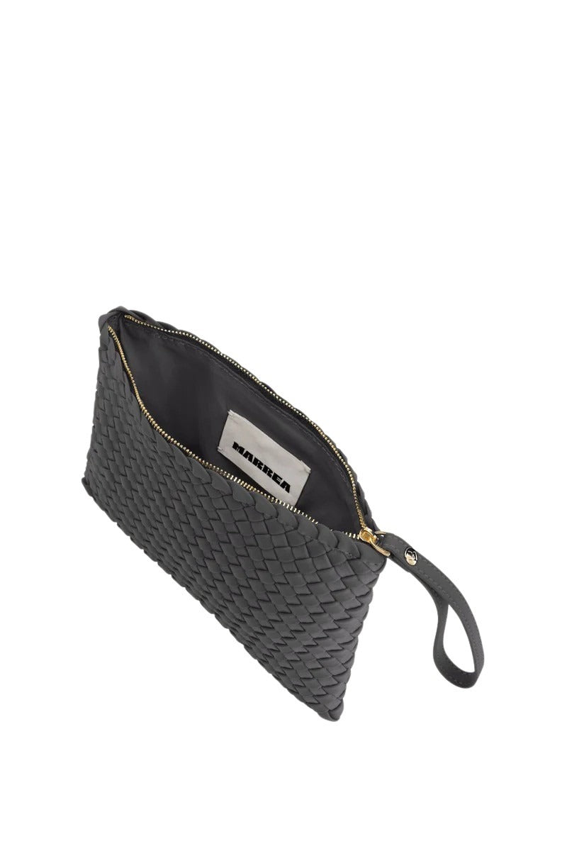 Clutch Grey Polyester Bag