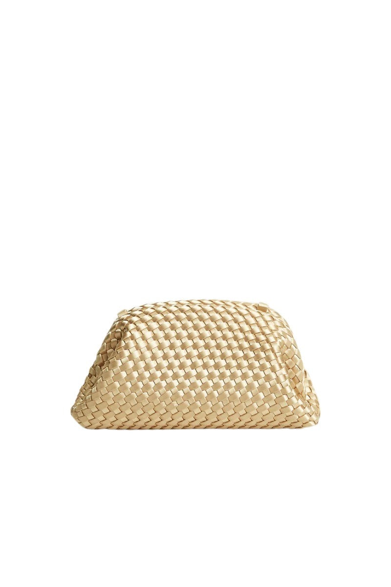 Pouch Brown Polyester Bag