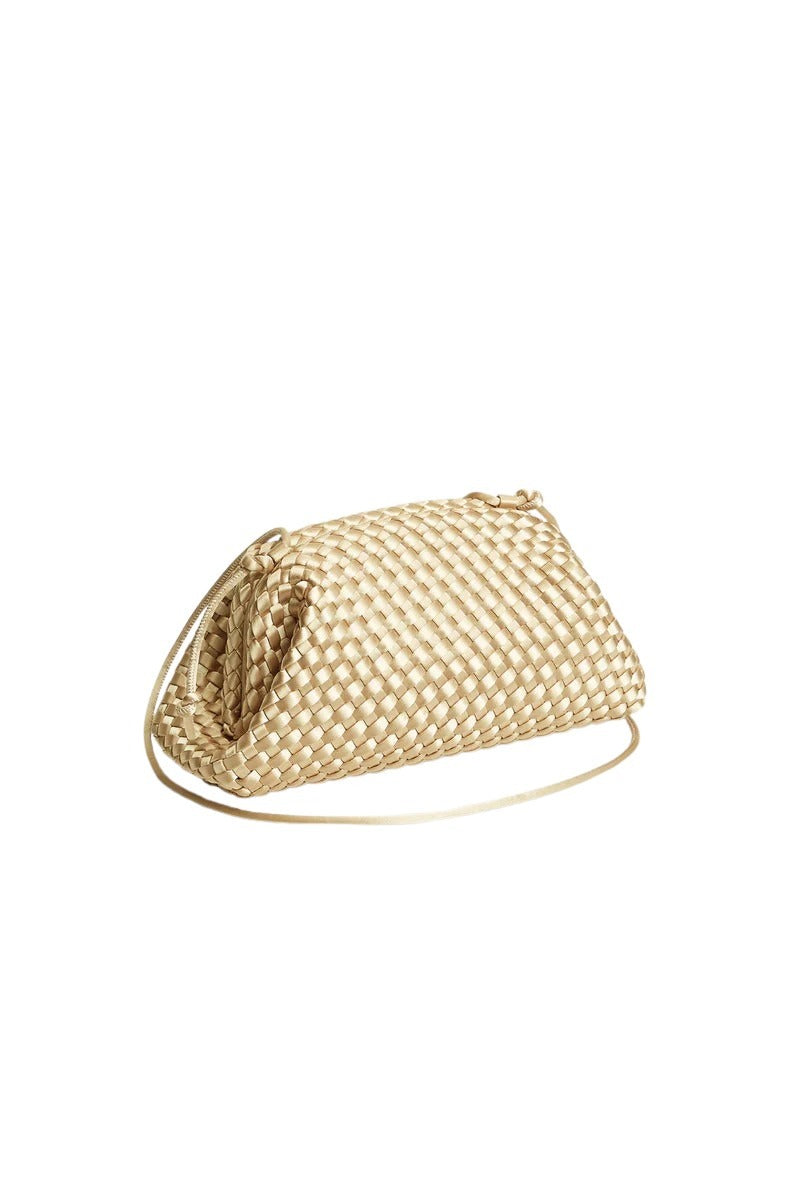 Pouch Brown Polyester Bag