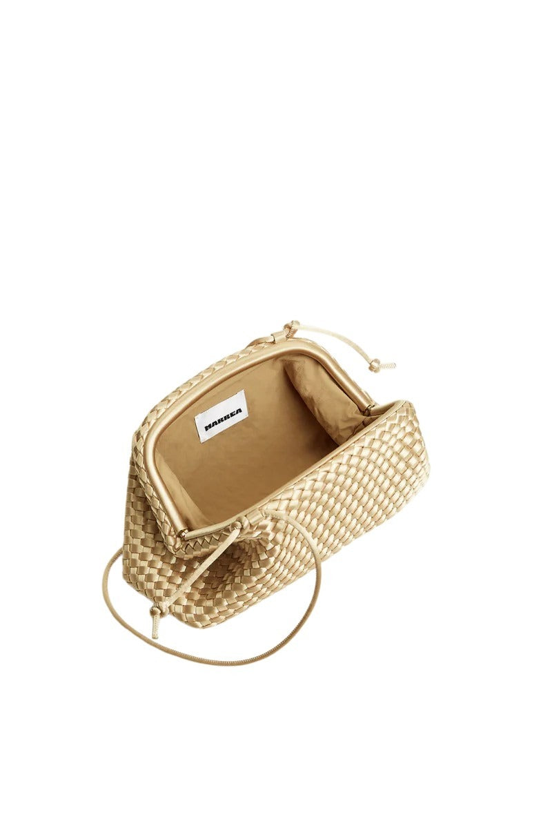 Pouch Brown Polyester Bag