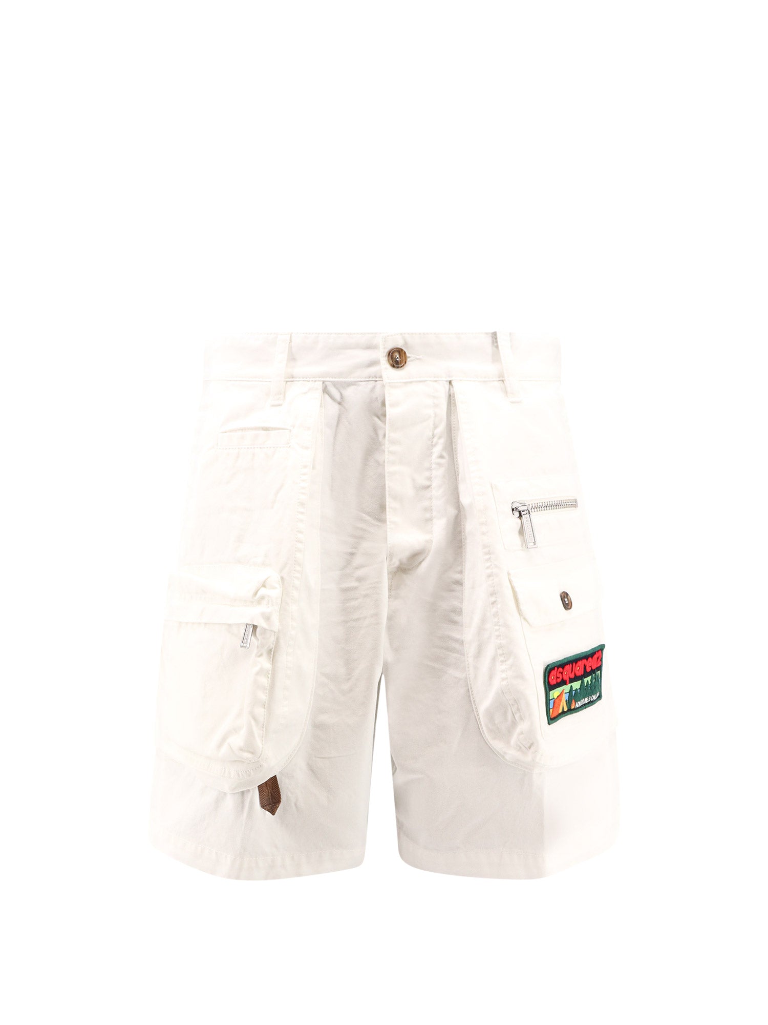 Dsquared2 Shorts White Cotone