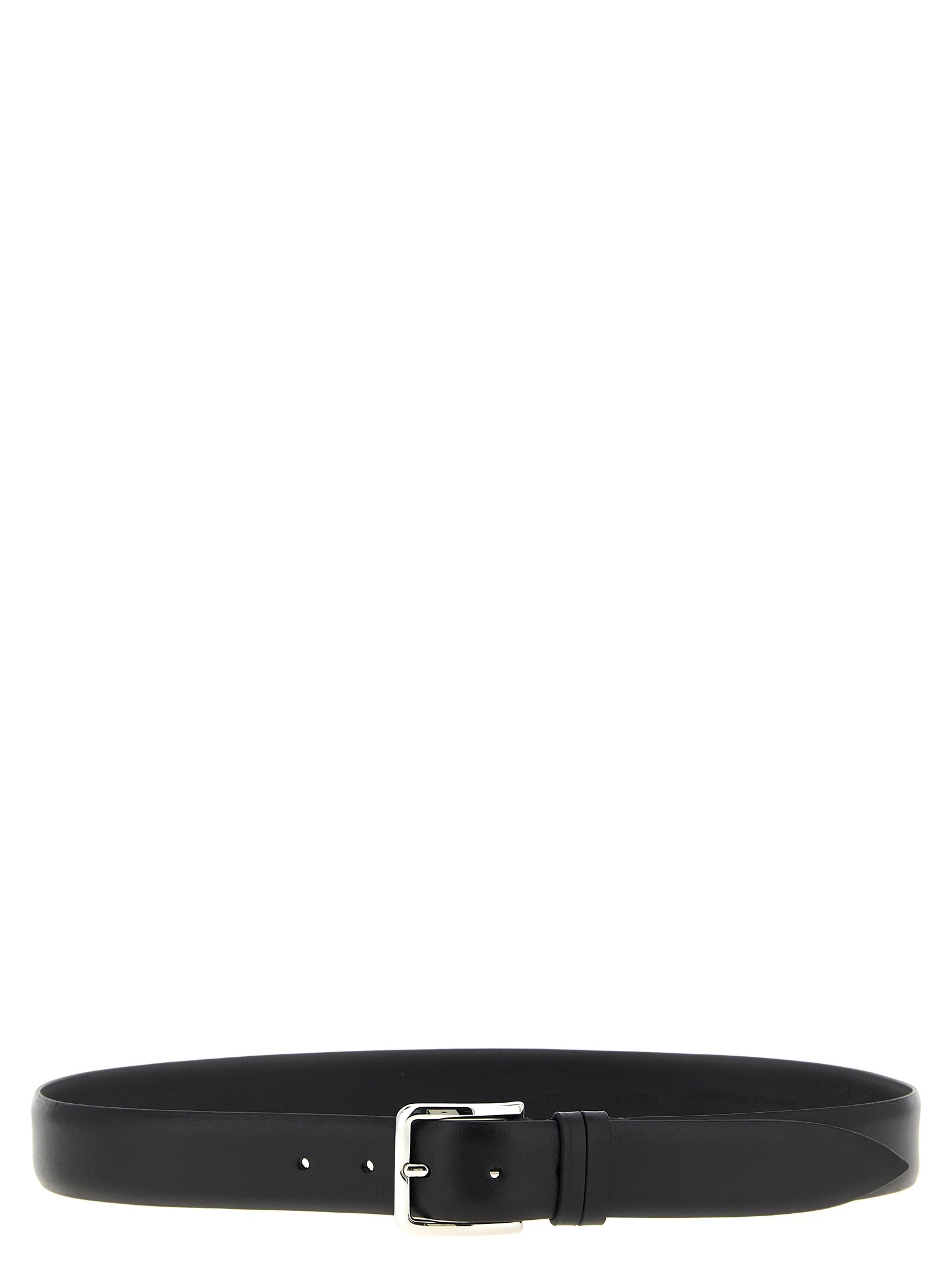 Leather belt Black
