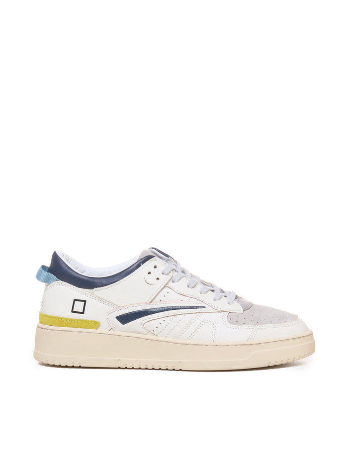 D.a.t.e. Sneakers White-grey Leather