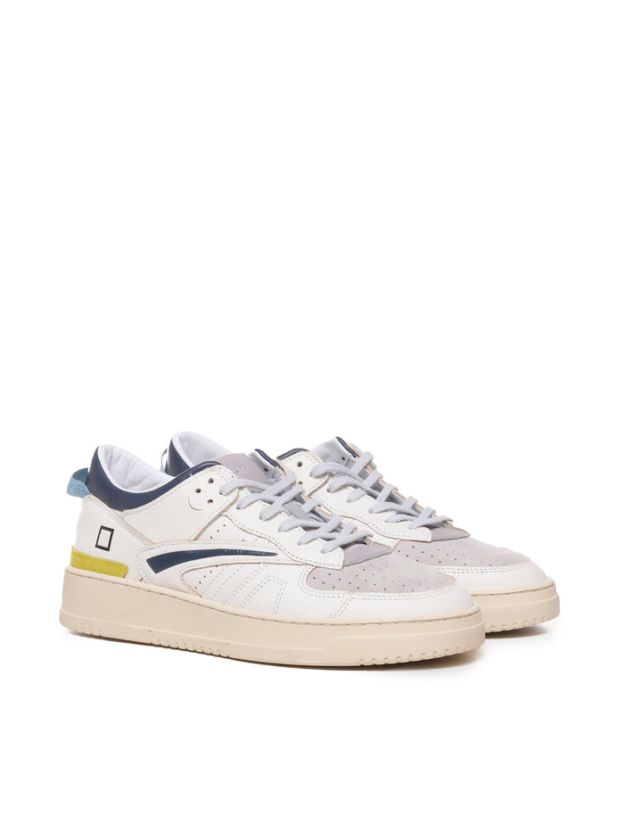 D.a.t.e. Sneakers White-grey Leather