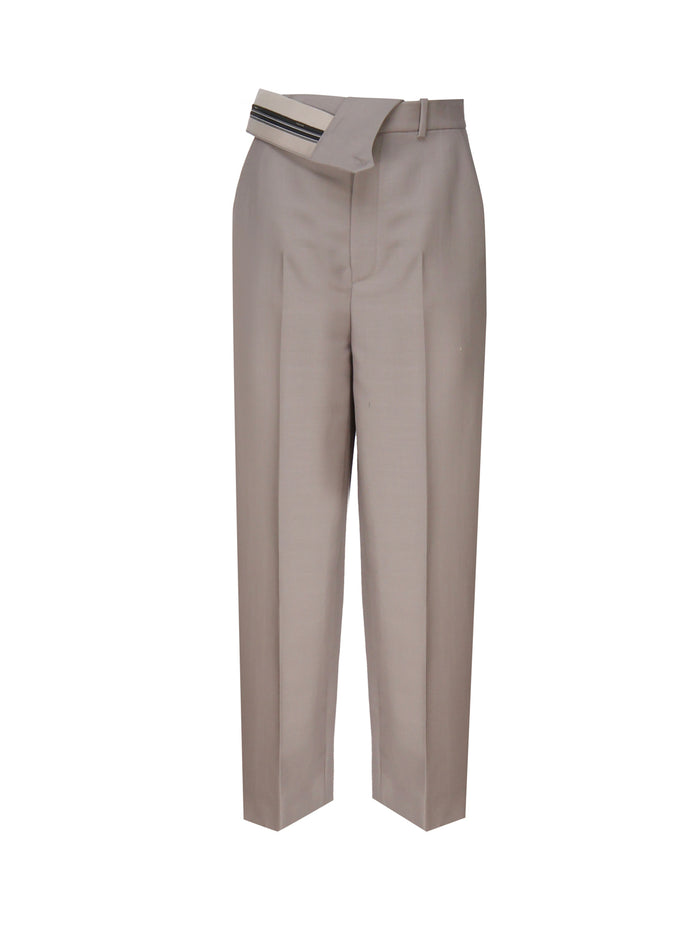 Fendi Rtw Beige Mohair Wool