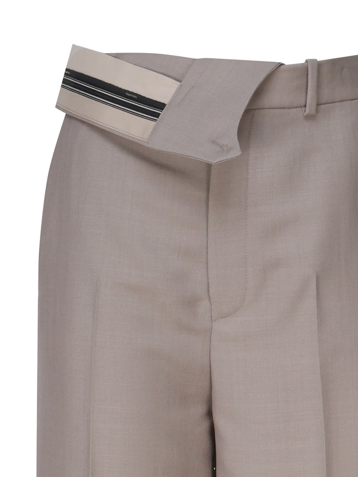 Fendi Rtw Beige Mohair Wool