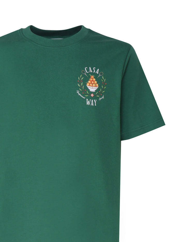 Casablanca T-Shirts And Polos Green Cotton