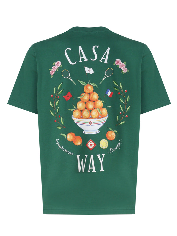 Casablanca T-Shirts And Polos Green Cotton