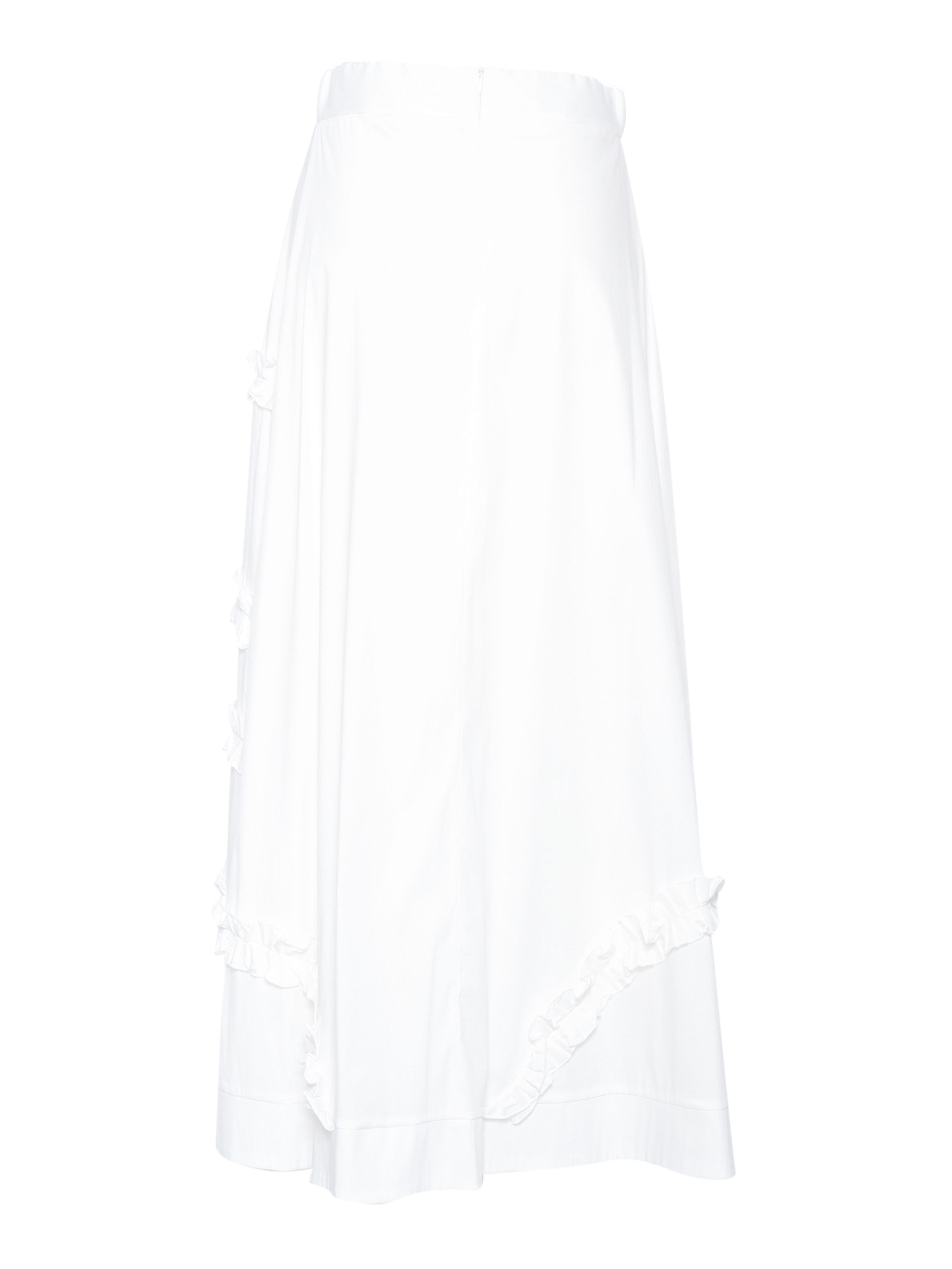 PLEATED SKIRT White