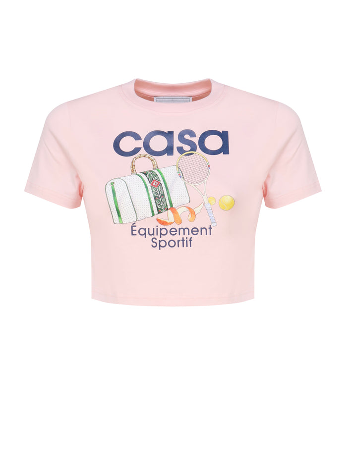 Casablanca T-Shirts And Polos Pink Cotton