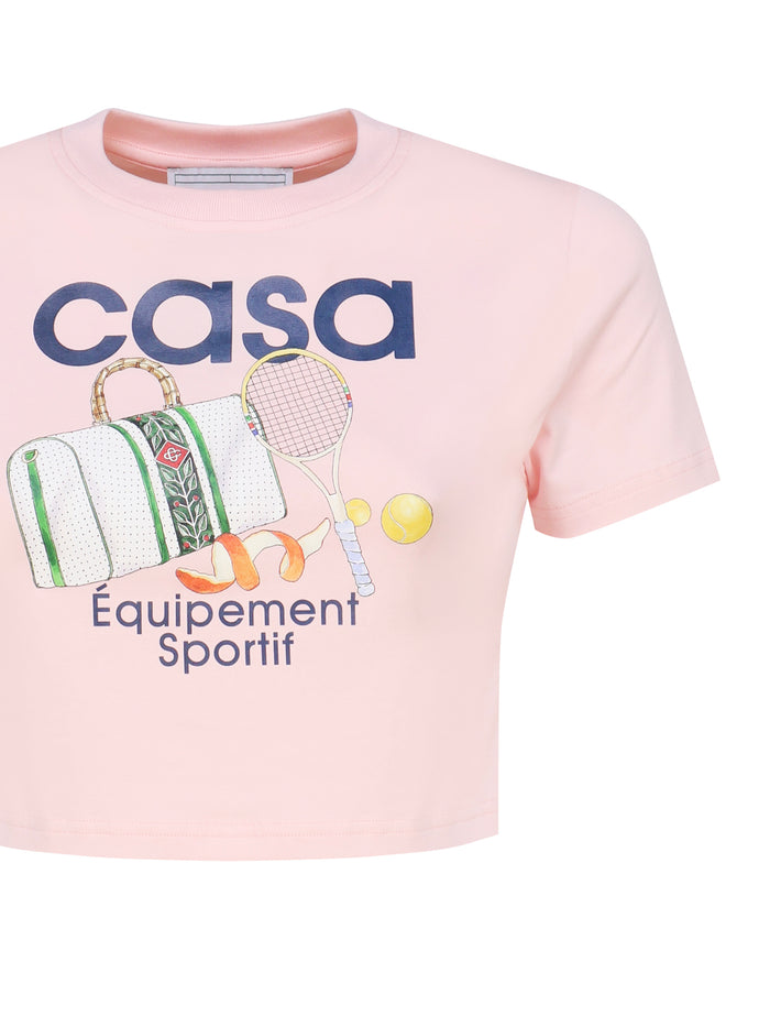 Casablanca T-Shirts And Polos Pink Cotton