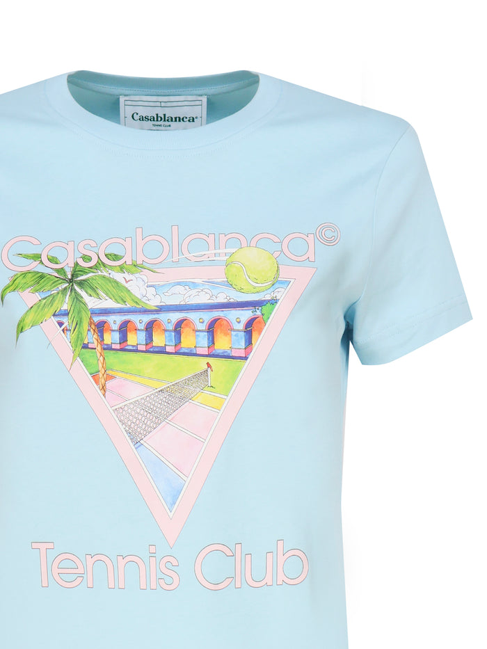 Casablanca T-Shirts And Polos Blue Cotton