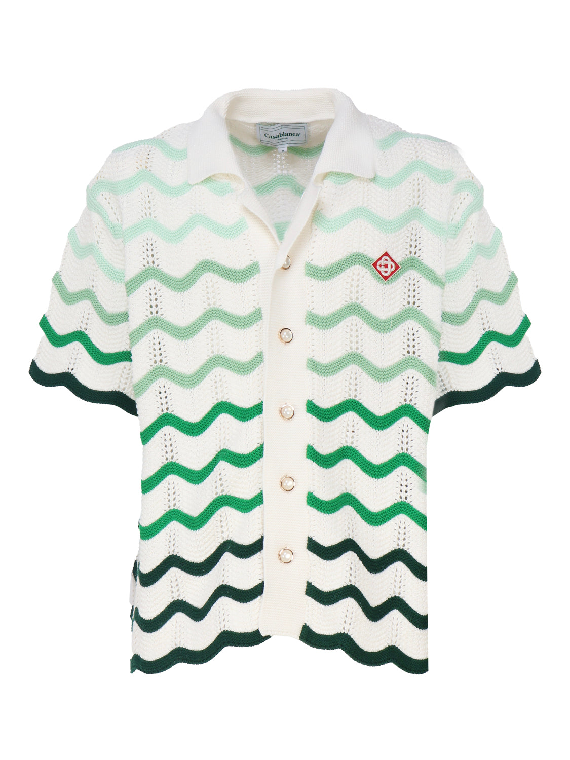 Casablanca Shirts Green Cotton