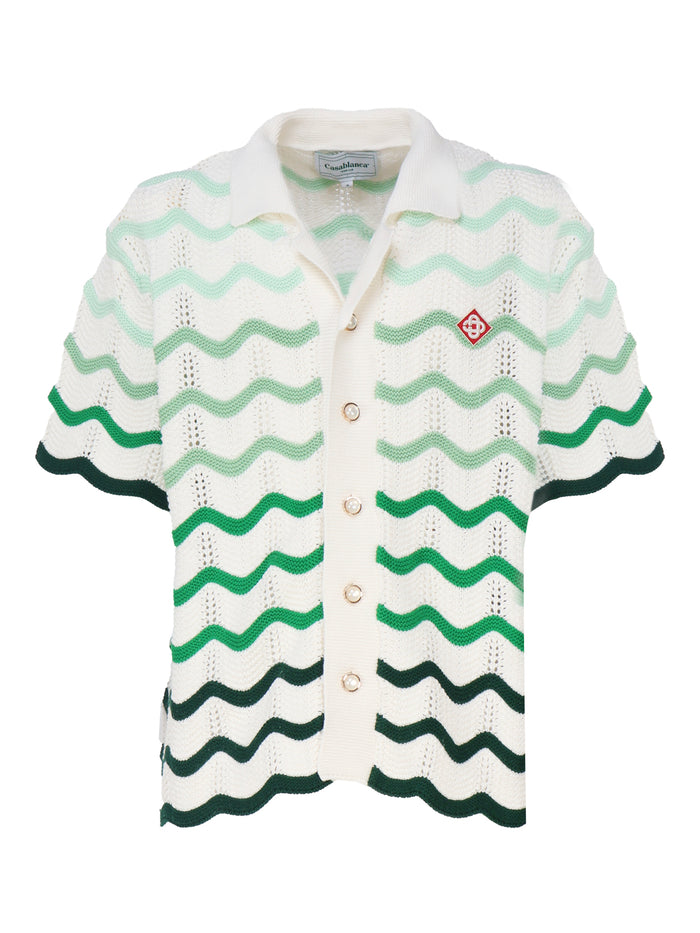 Casablanca Shirts Green Cotton