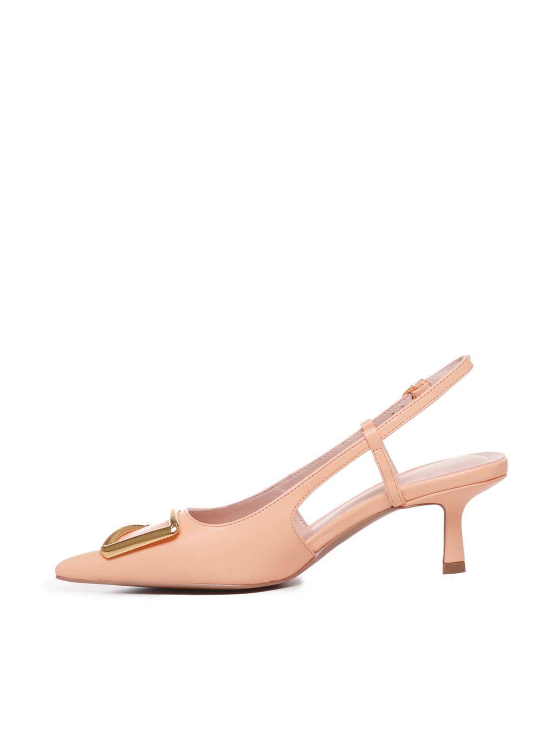 Coccinelle With Heel Nude Leather