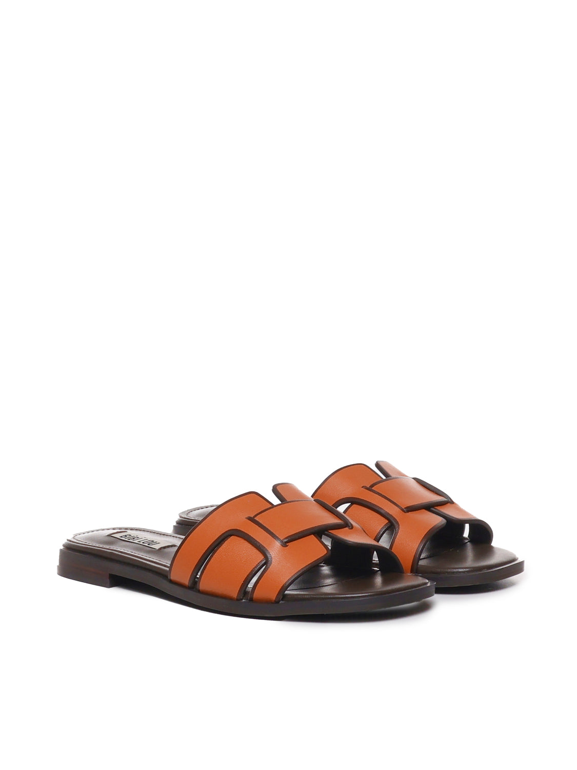 Bibi Lou Sandals Terracotta Calfskin