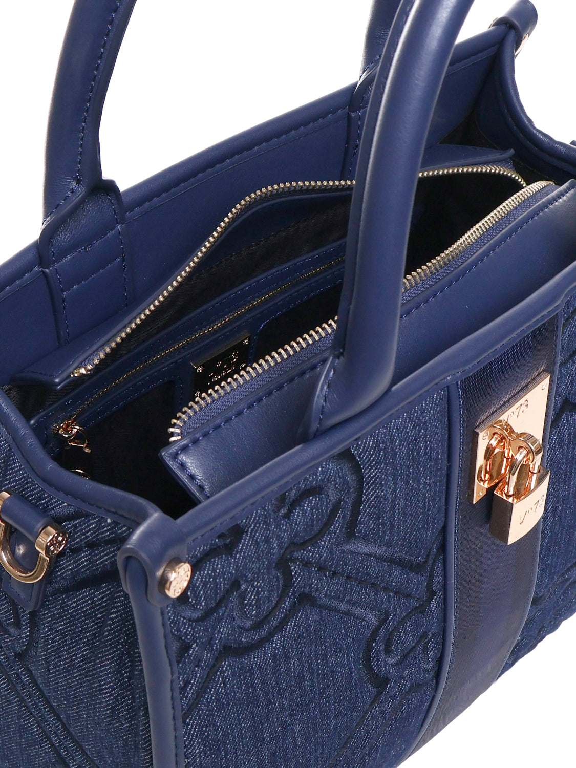 V° 73 Bags Blue Fabric