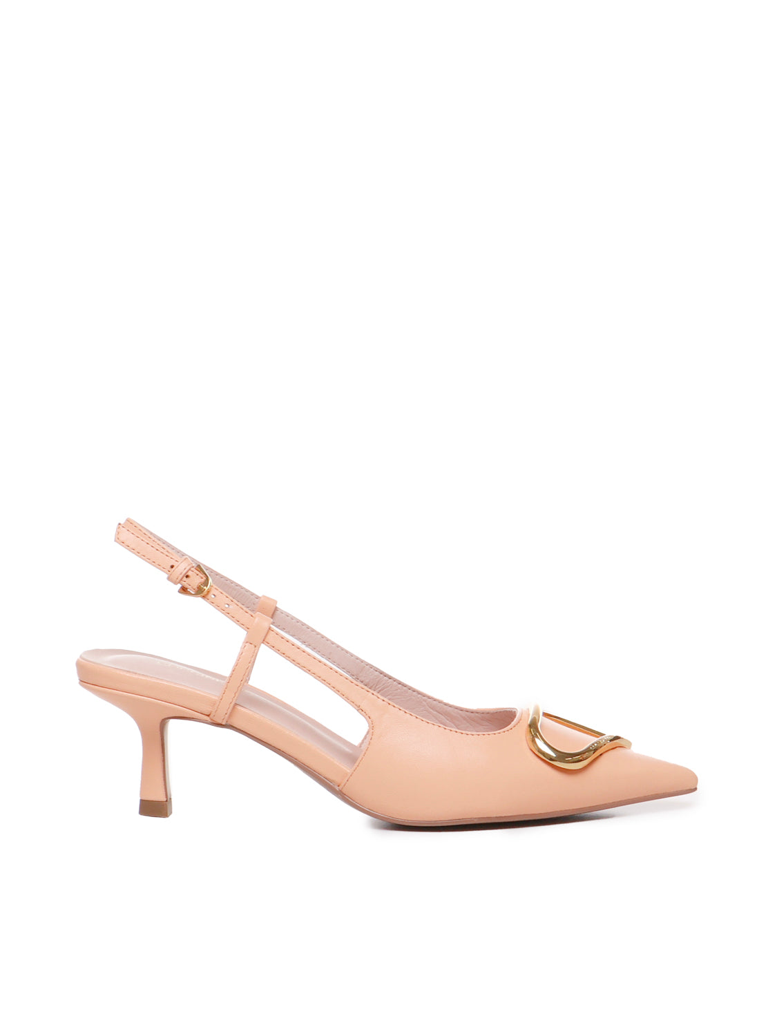 Coccinelle With Heel Nude Leather