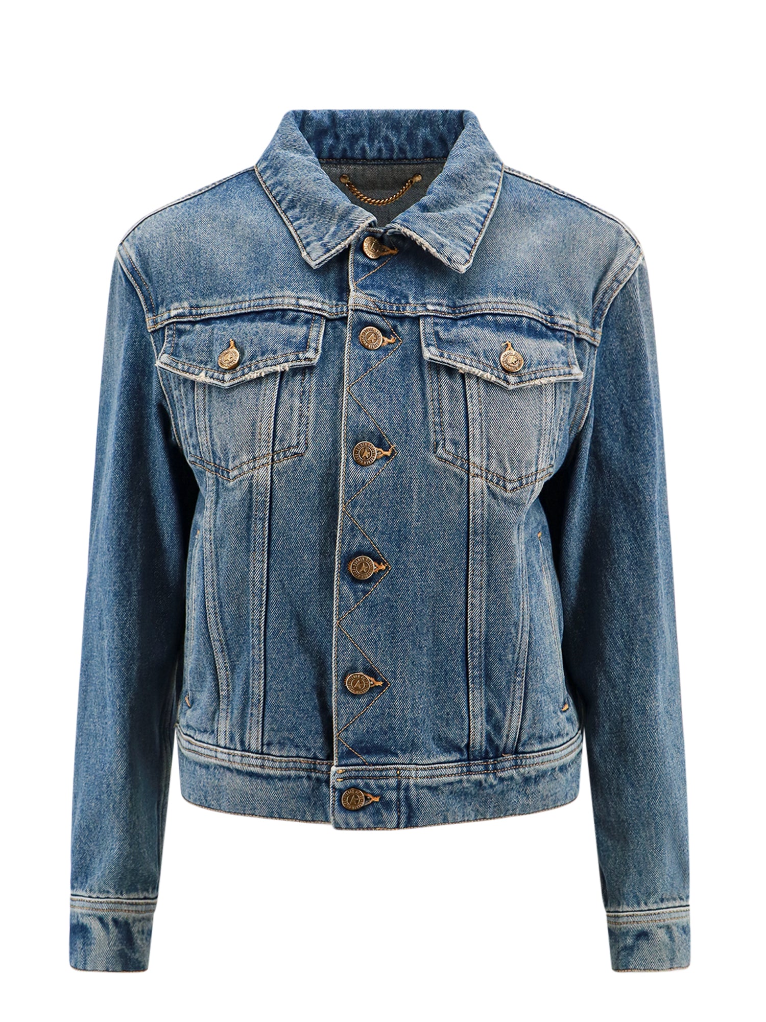 Golden Goose Jackets Blue Cotone