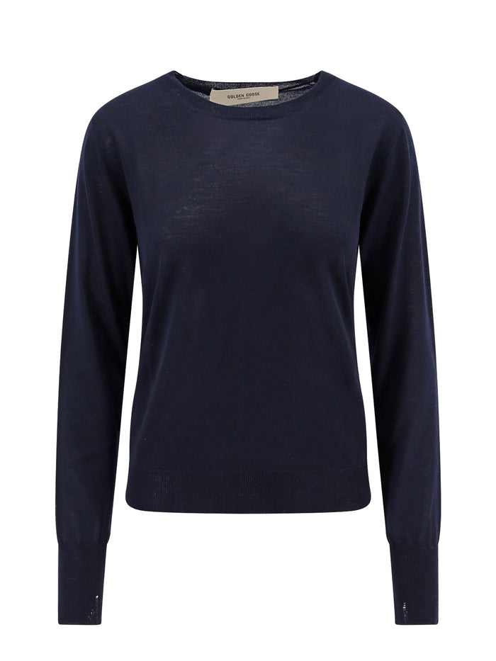 Golden Goose Sweaters Blue Lana
