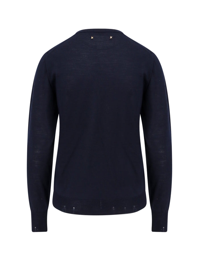 Golden Goose Sweaters Blue Lana