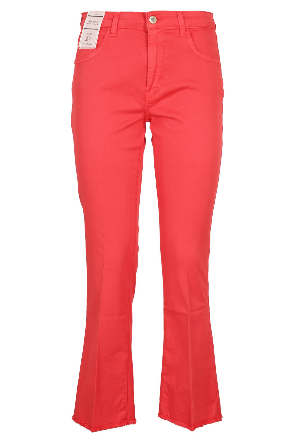 Monica-z Red Cotone - Elastane Pantaloni