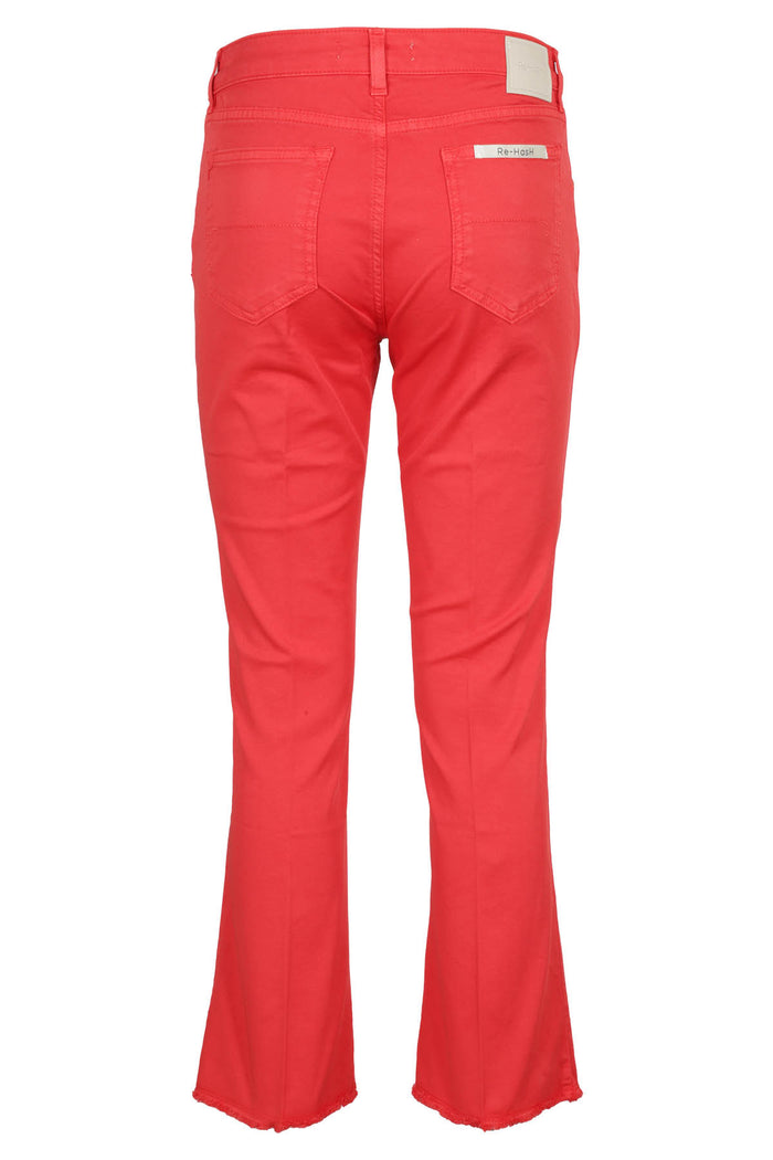 Monica-z Red Cotone - Elastane Pantaloni