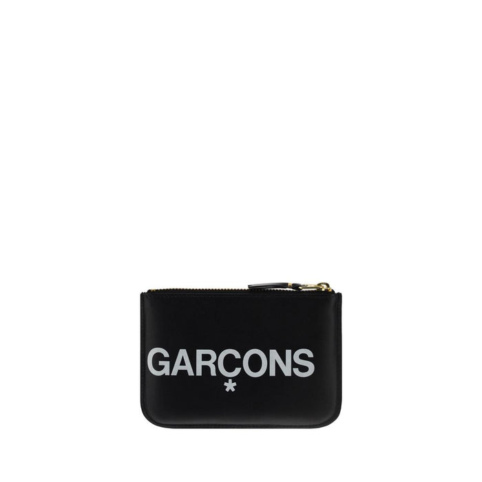 Comme des Garçons 100% Calf Leather Bos Taurus wallet in black — view 2